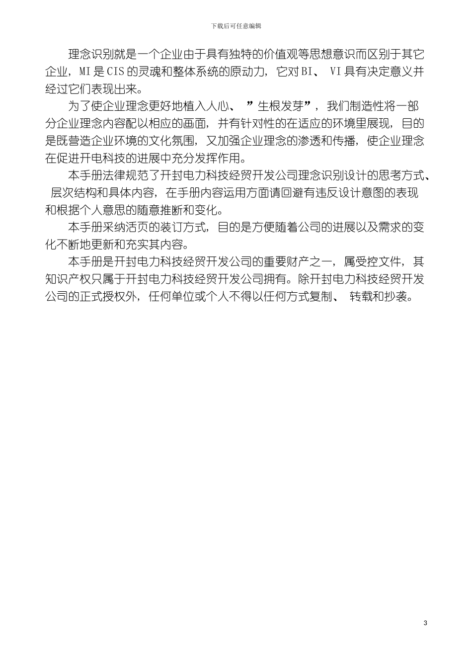 科技公司理念手册新模板_第3页