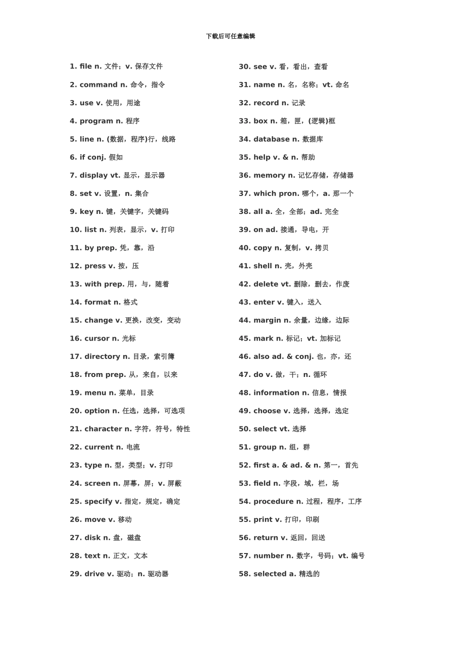 程序员必读计算机专用英语词汇1500词_第2页