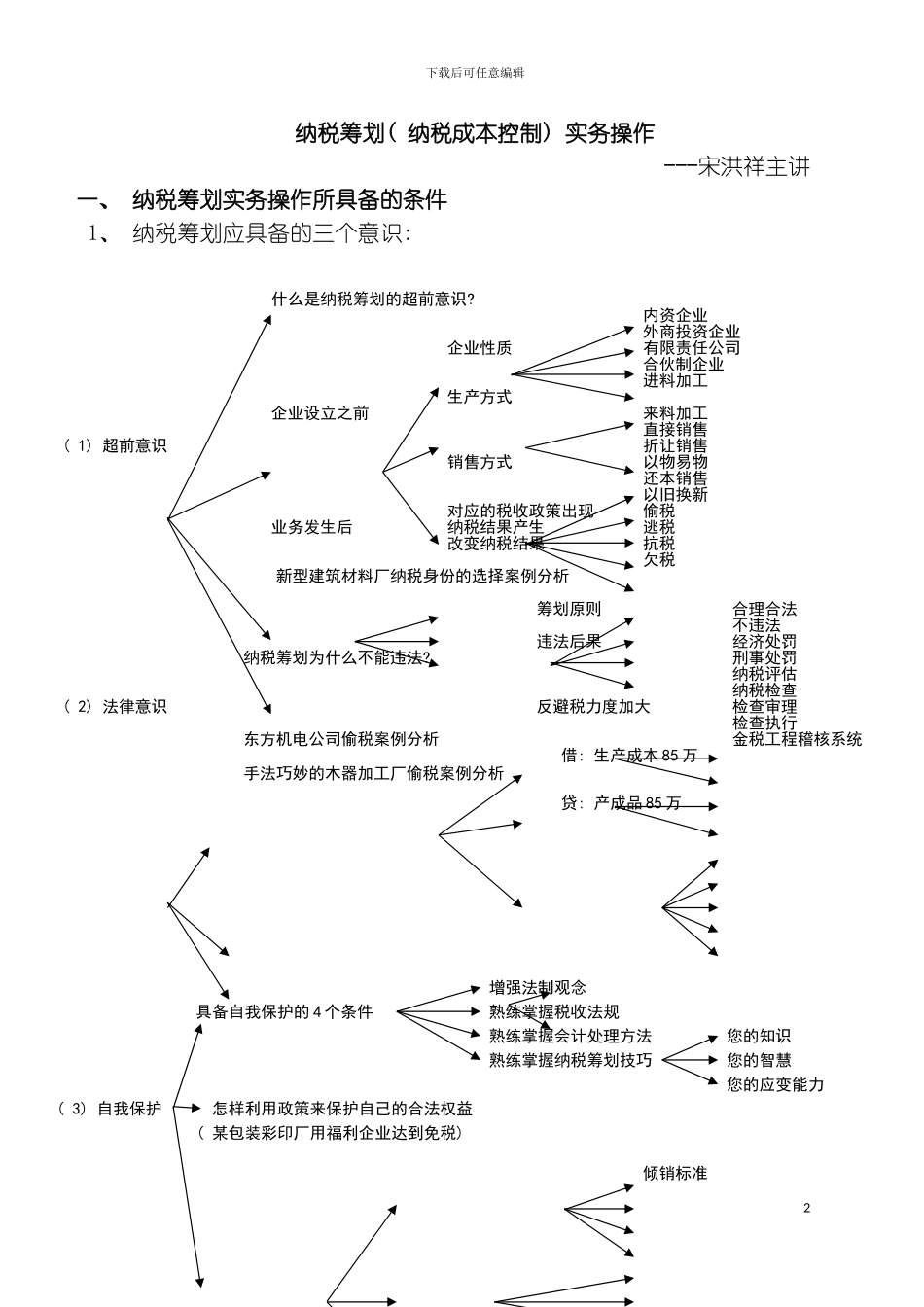 税务策划模板_第2页