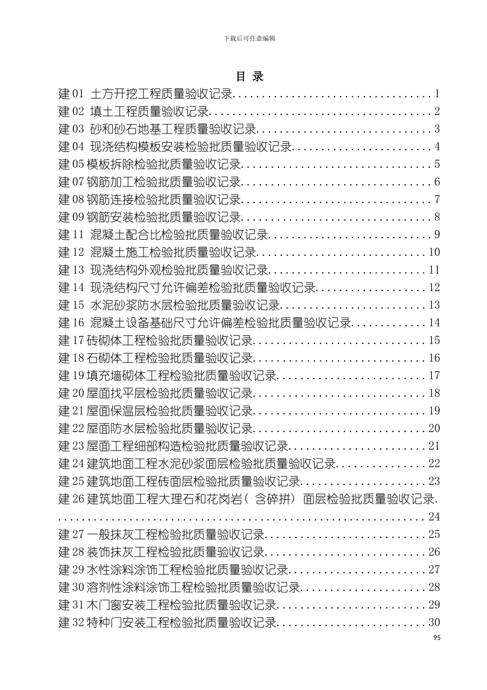 站场土建质量验收记录表格模板_第2页