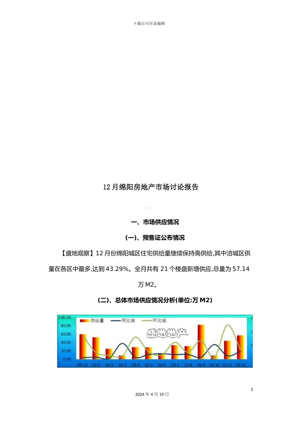 绵阳房地产月份市场研究报告_第2页