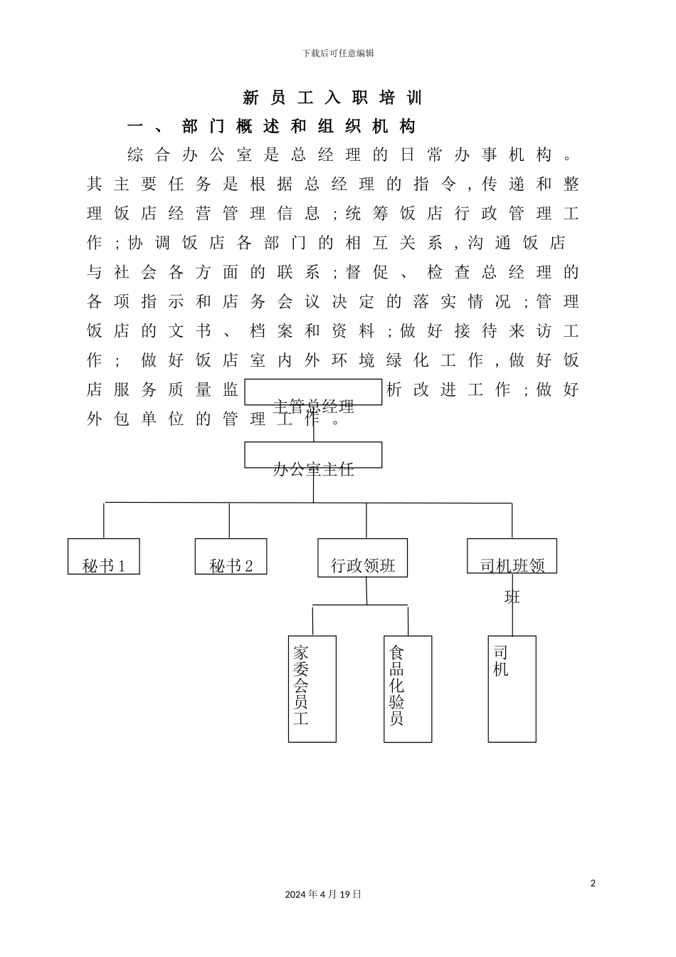 综合办公室作业指导书培训_第2页