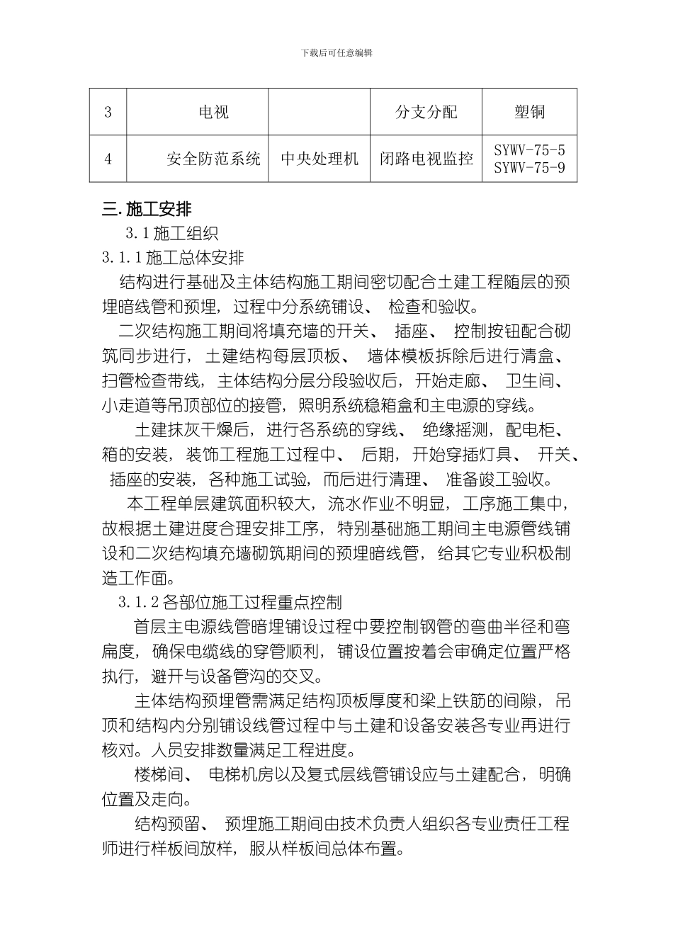 综合楼电气施工方案模板_第2页