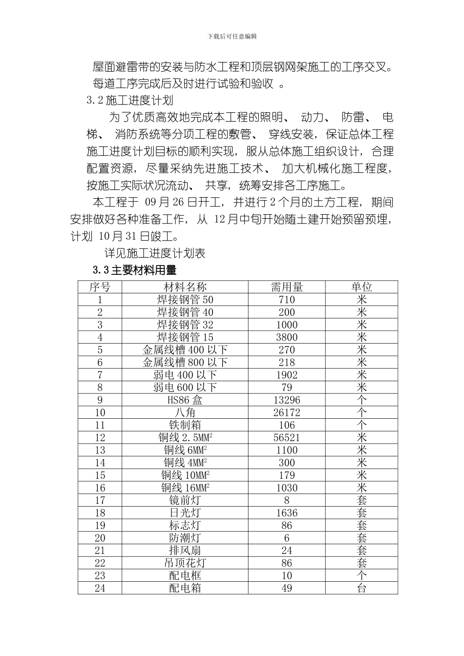 综合楼电气施工方案模板_第3页