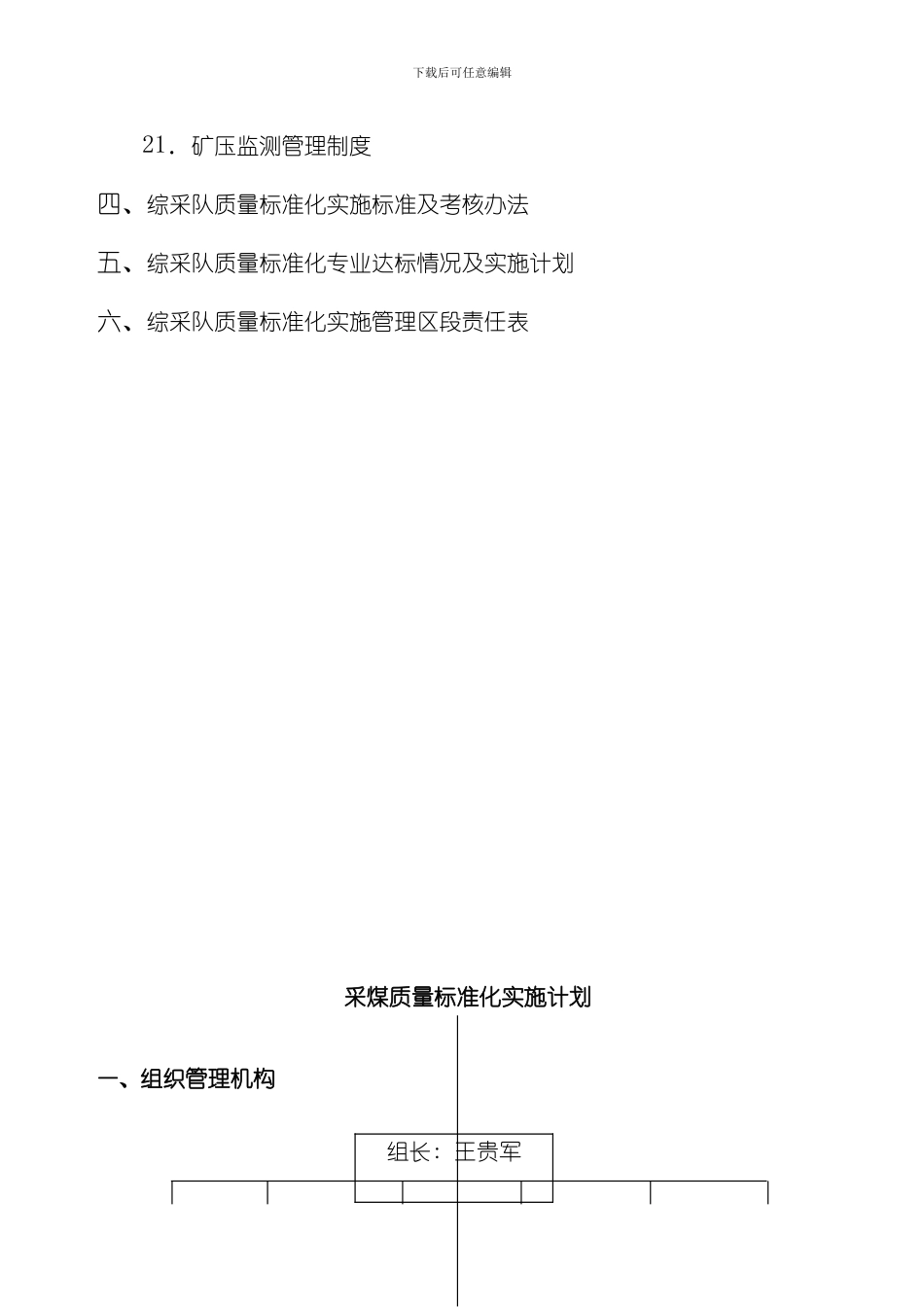 综采质量标准化实施计划模板_第2页