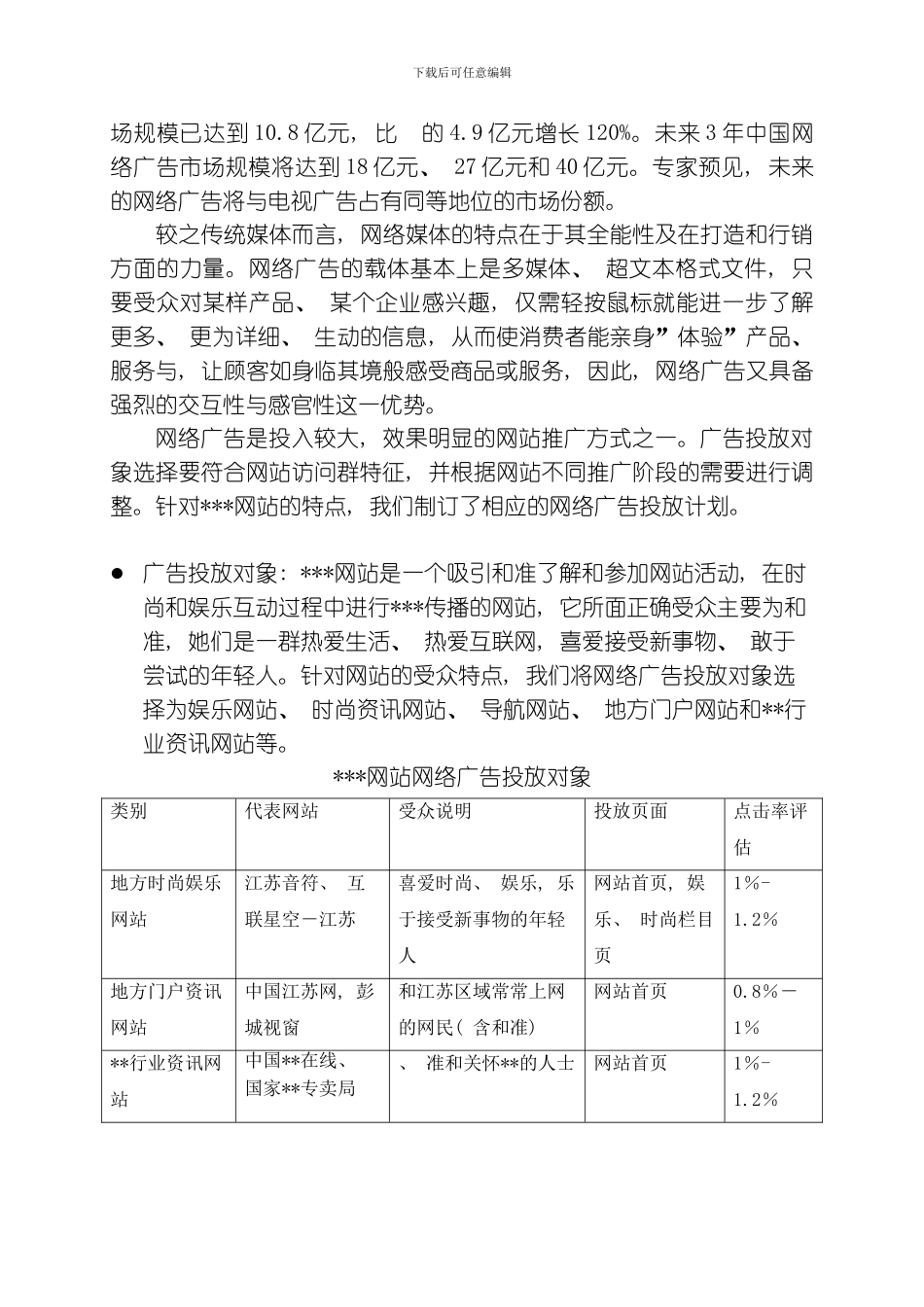 网站推广方案模板_第3页