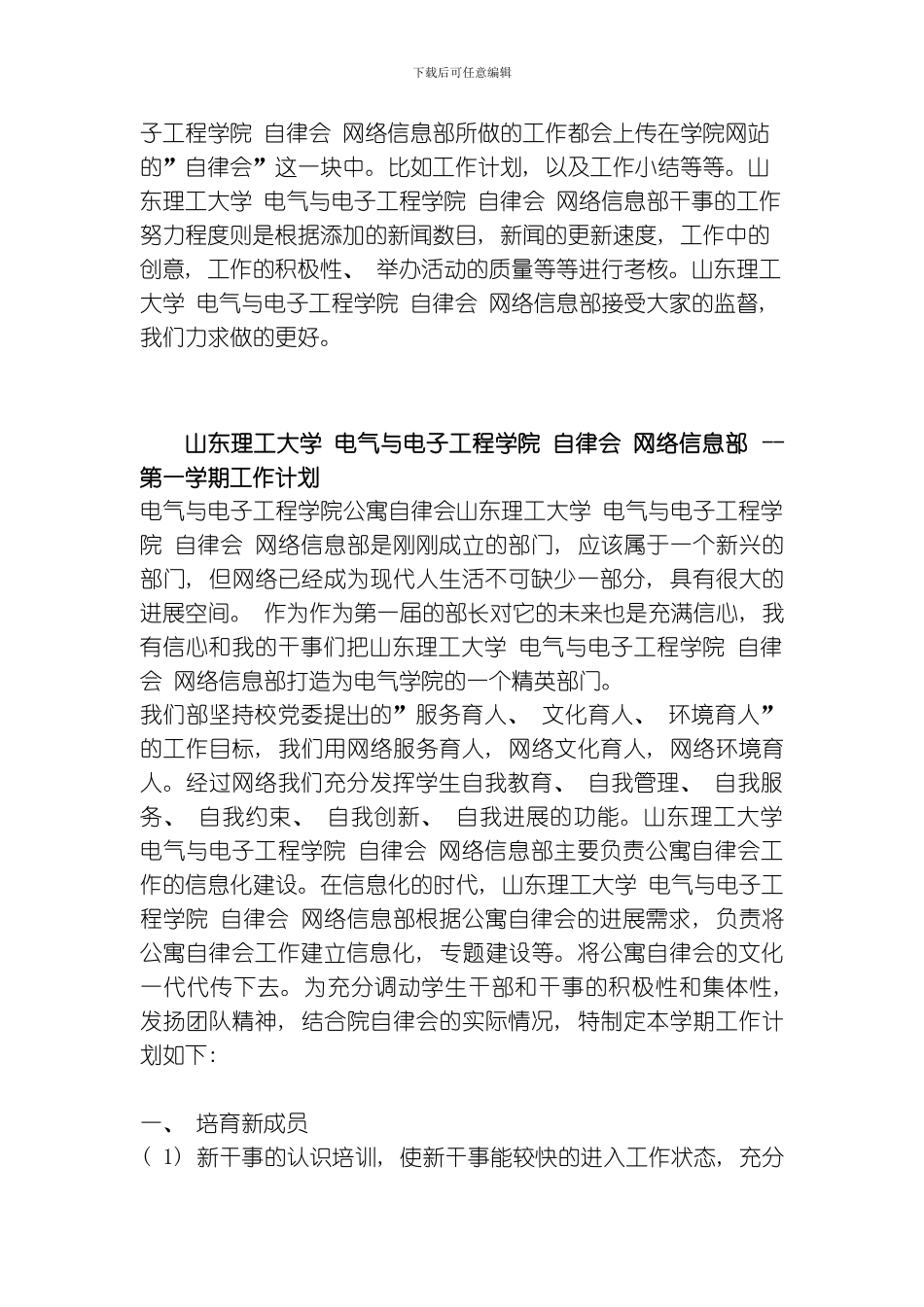 网络信息部工作总结工作计划活动策划活动总结模板_第2页