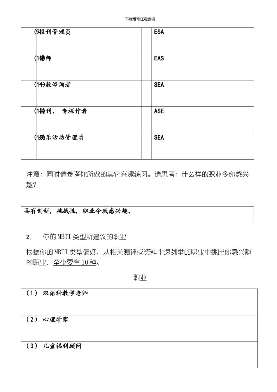 职业规划模板_第3页