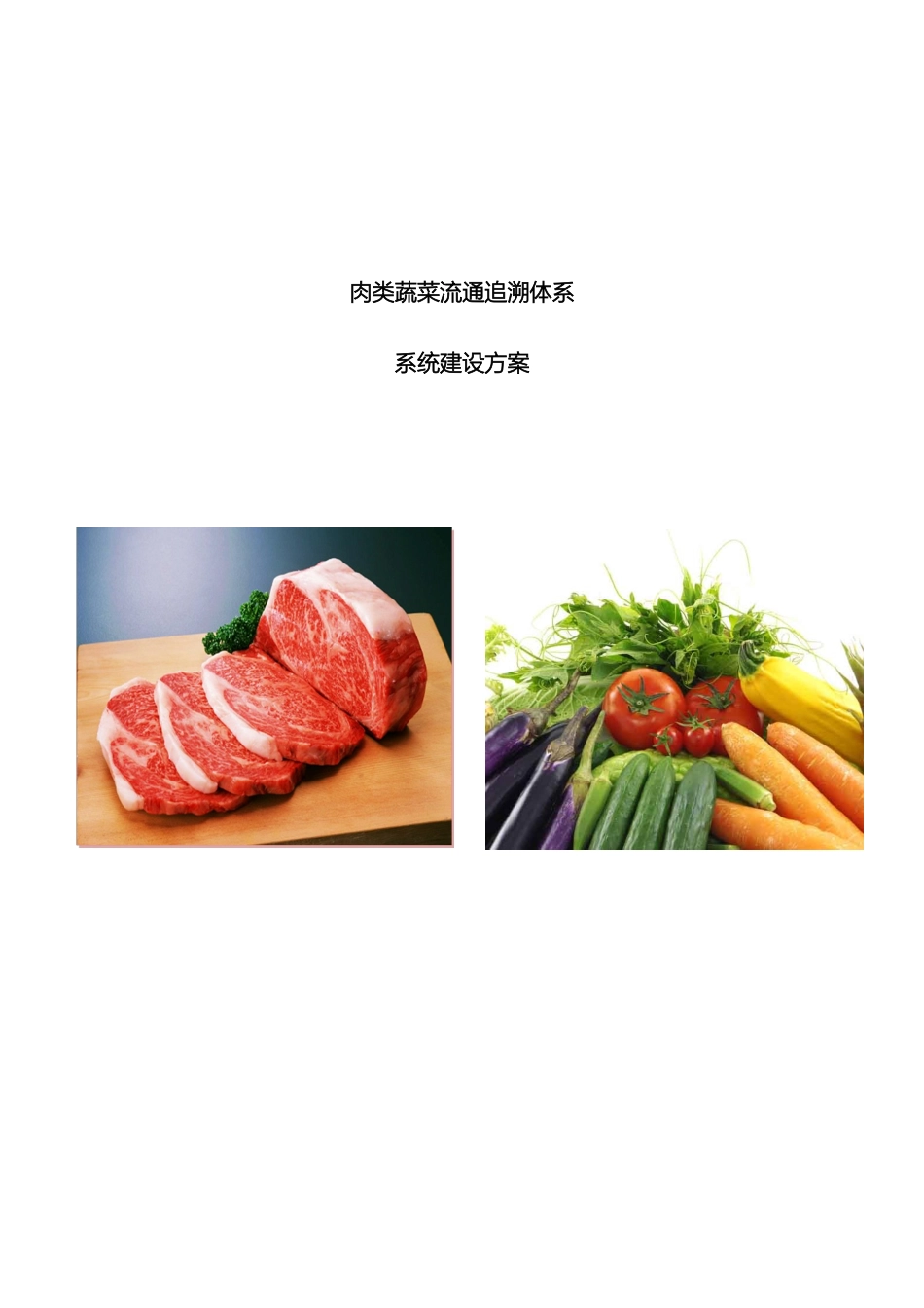 肉菜追溯建设方案模板_第2页