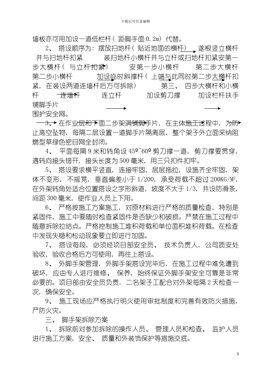 脚手施工方案模板_第3页