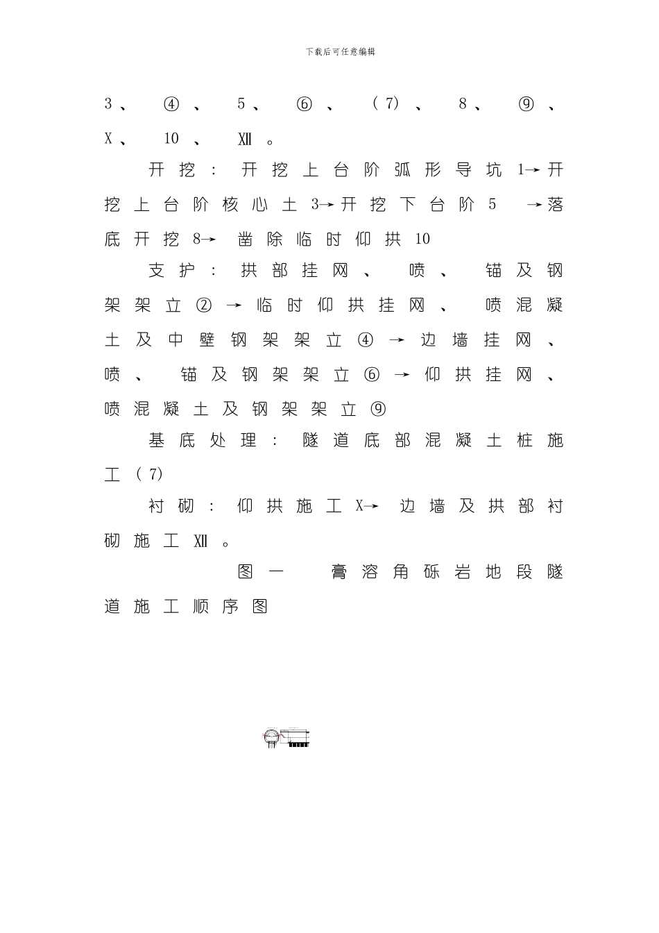 膏溶角砾岩地段隧道施工技术模板_第2页