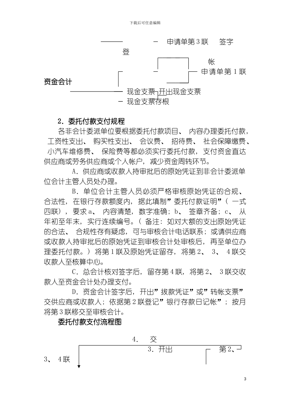 舒城县会计核算中心业务处理操作流程舒城县国库集中模板_第3页