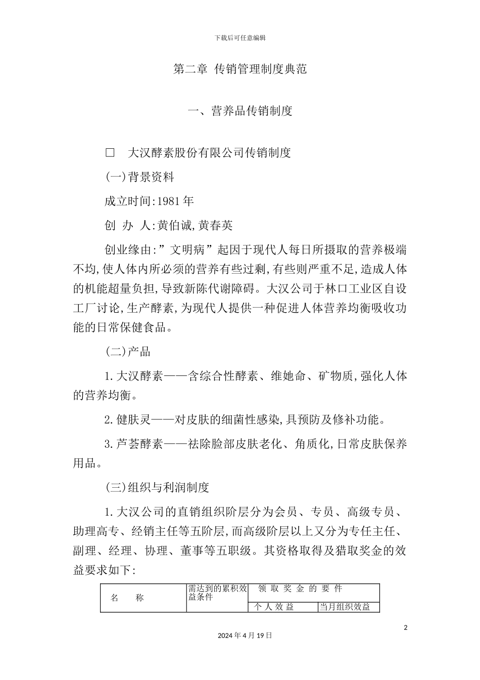 营养品传销管理制度_第2页