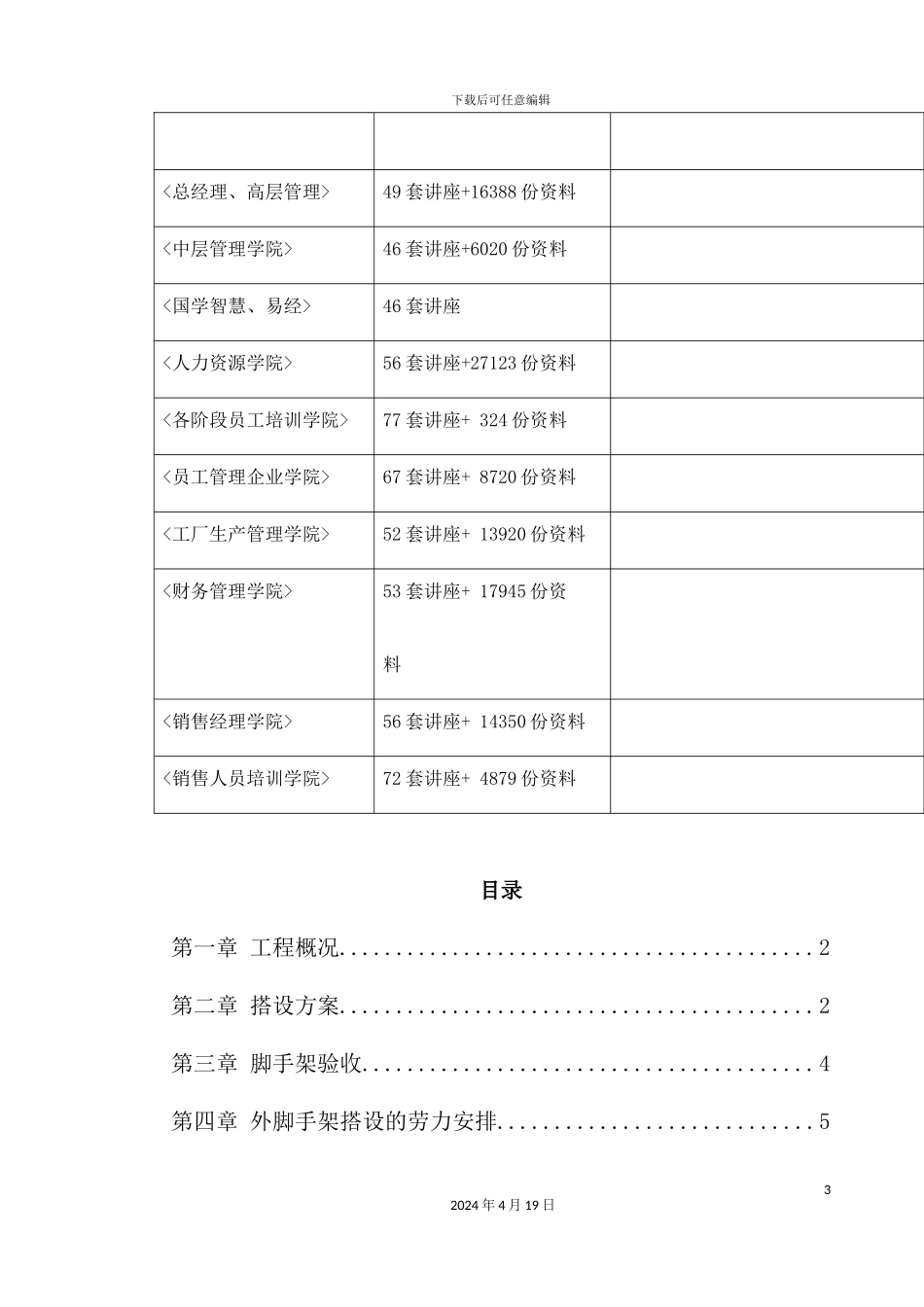 落地式脚手架工程施工组织设计概况_第3页