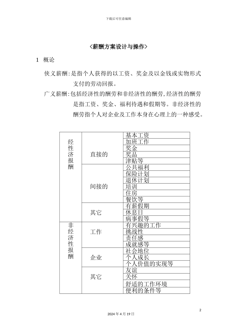 薪酬体系方案设计与运作_第2页