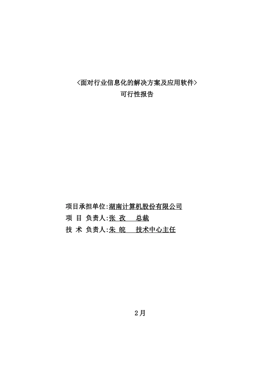 行业信息化解决方案及应用软件项目报告_第2页