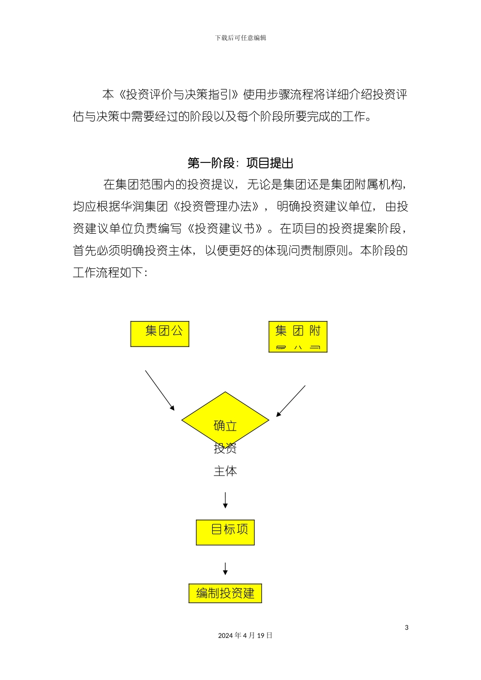 论投资评价与决策指引的步骤流程模板_第3页