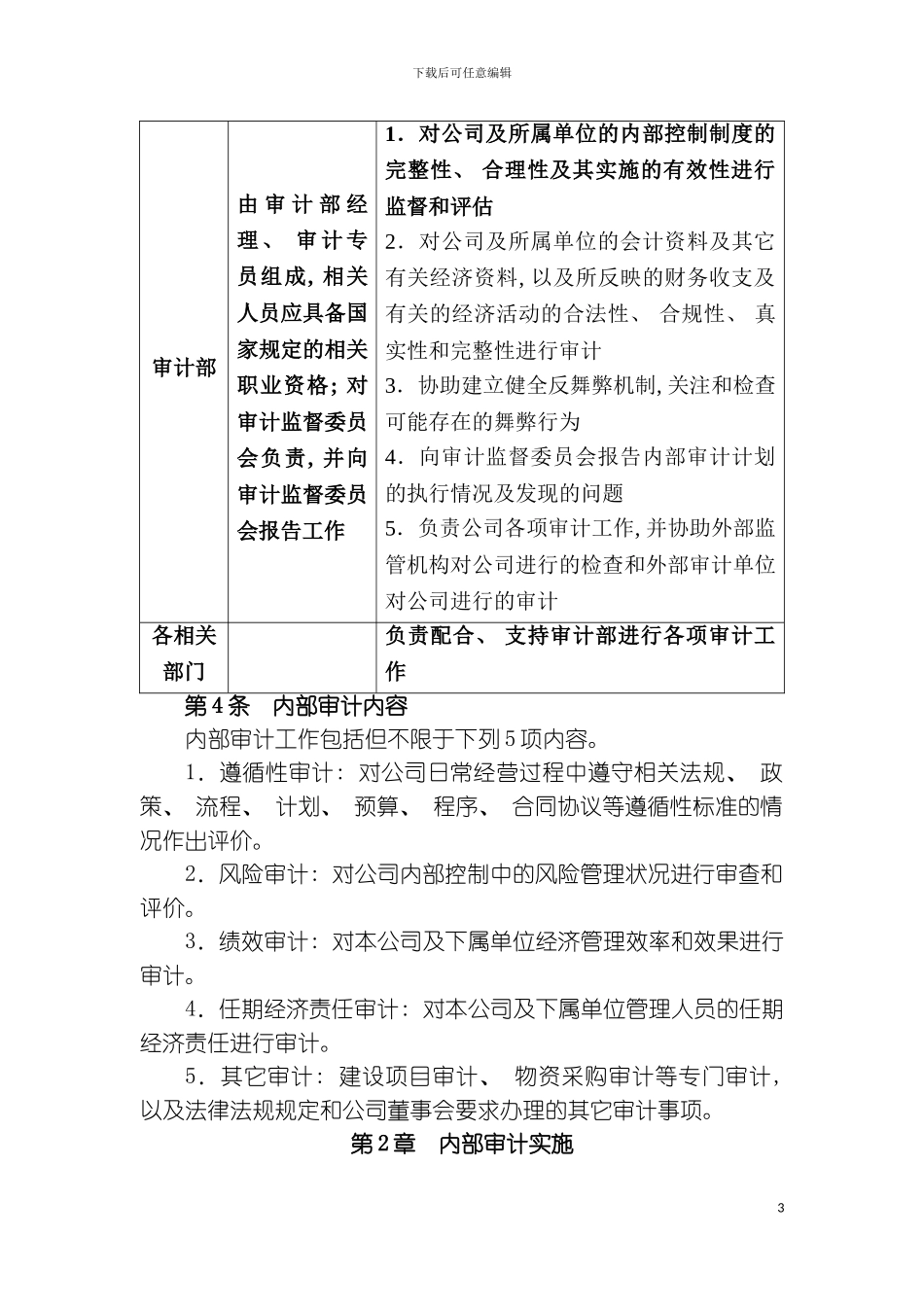 财务会计规范化管理制度模板_第3页