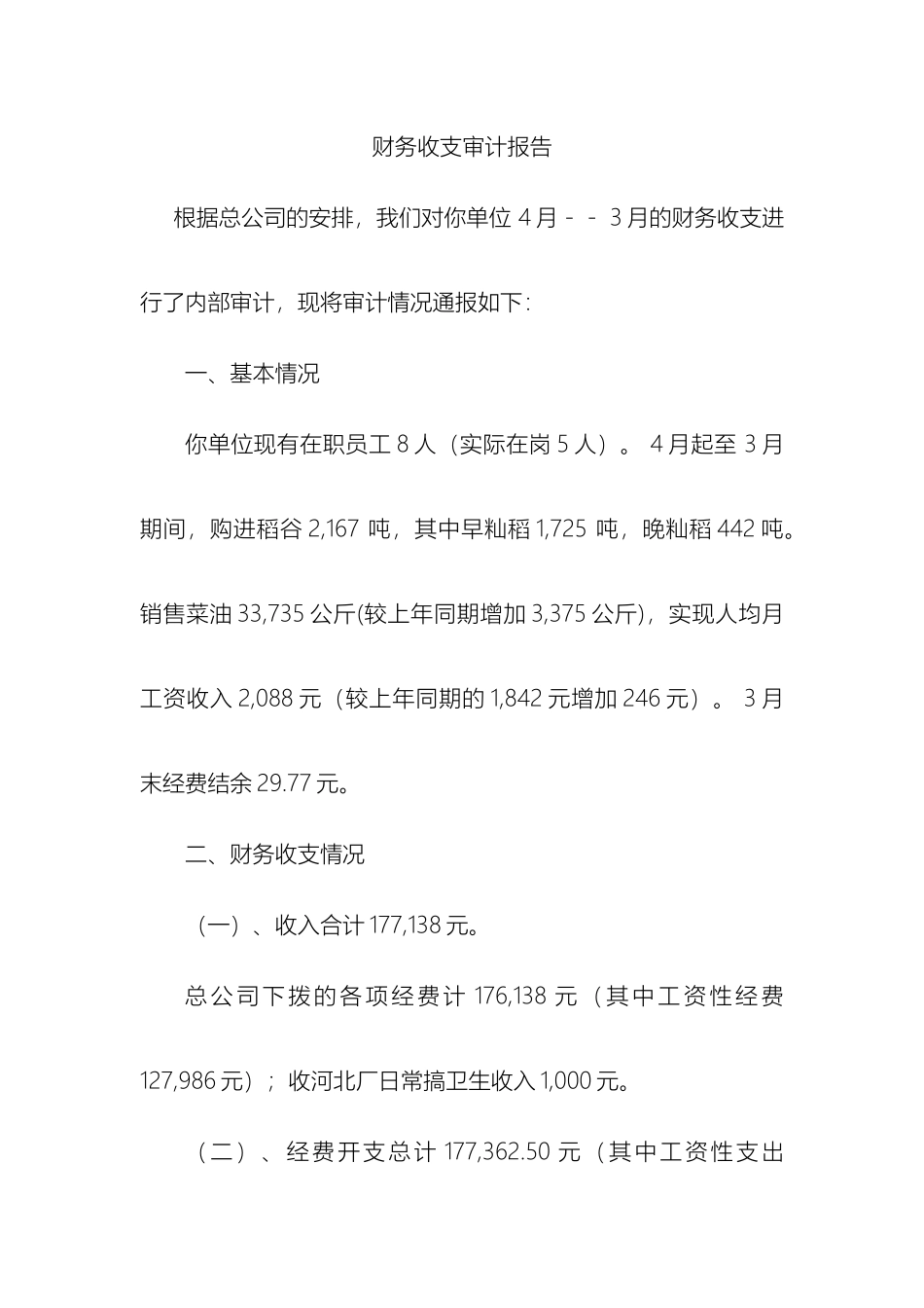 财务收支审计报告_第2页