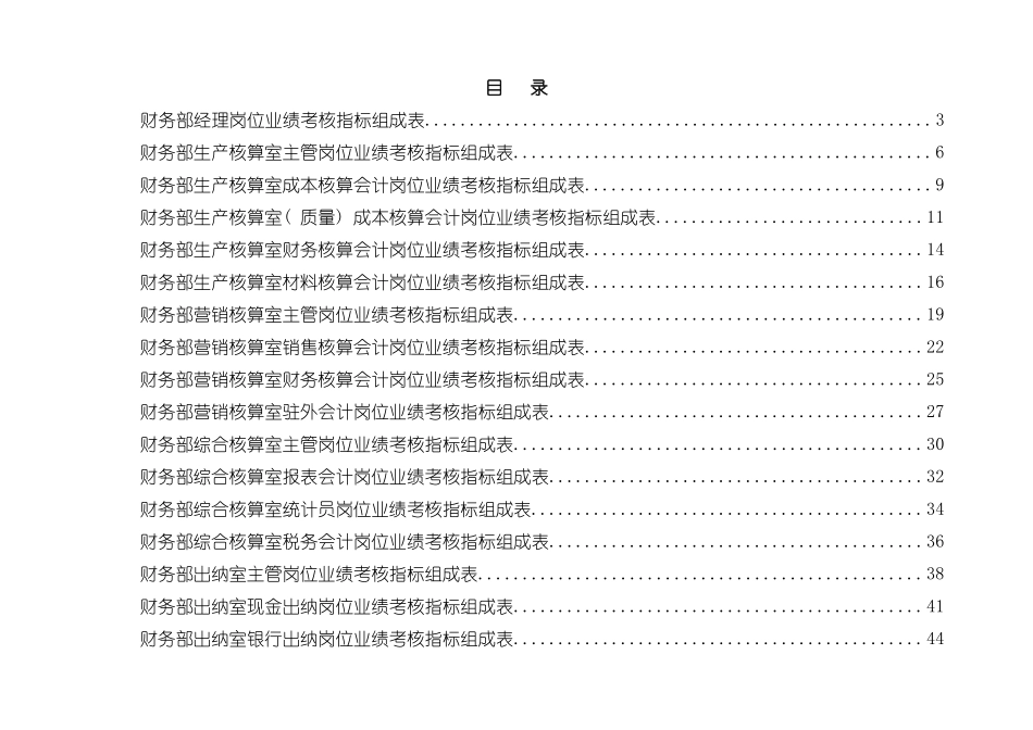 财务管理人员的绩效考核模板_第2页