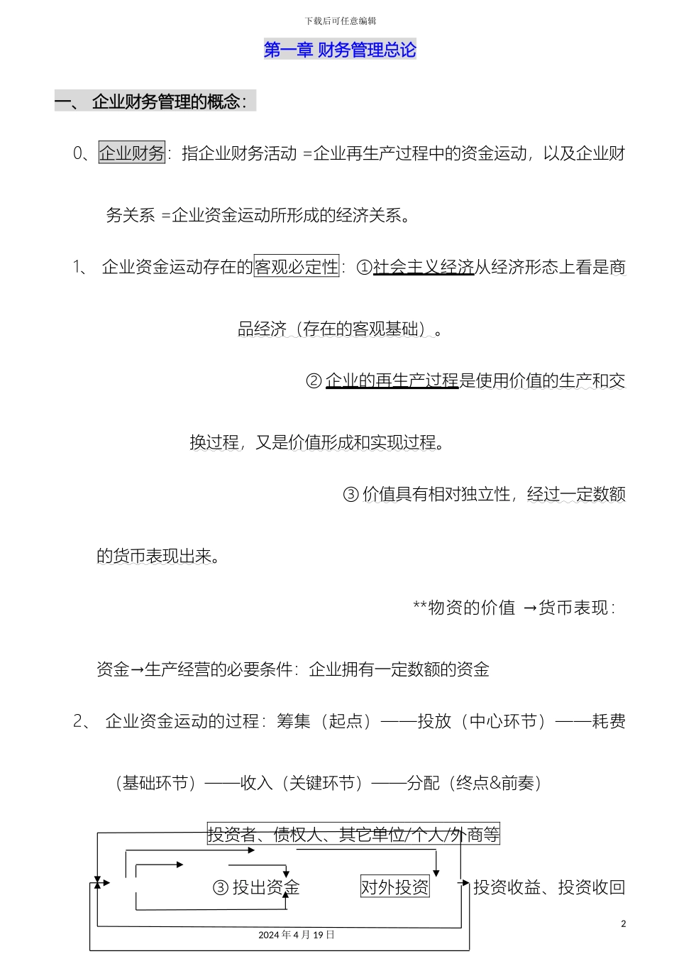 财务管理要点_第2页