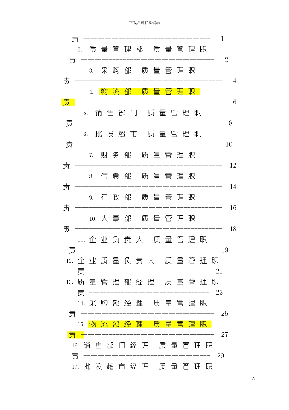 质量职责最新模板_第3页