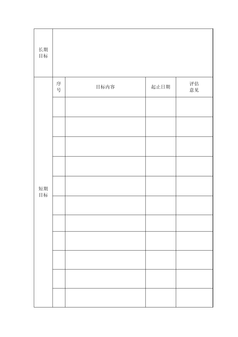 区特殊教育学校学生个别化教育计划_第2页