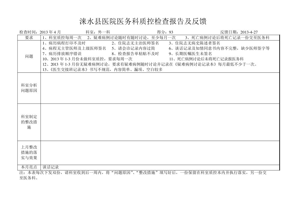 医务科质控检查报告及反馈_第3页