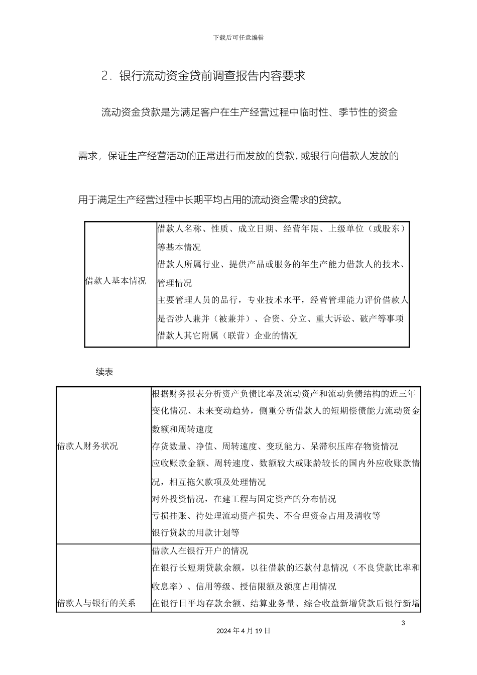 贷前调查报告内容要求_第3页