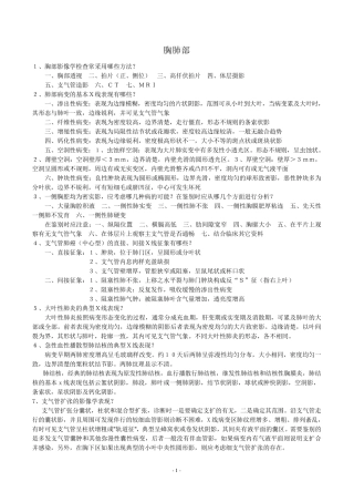医学影像学面试常见考题