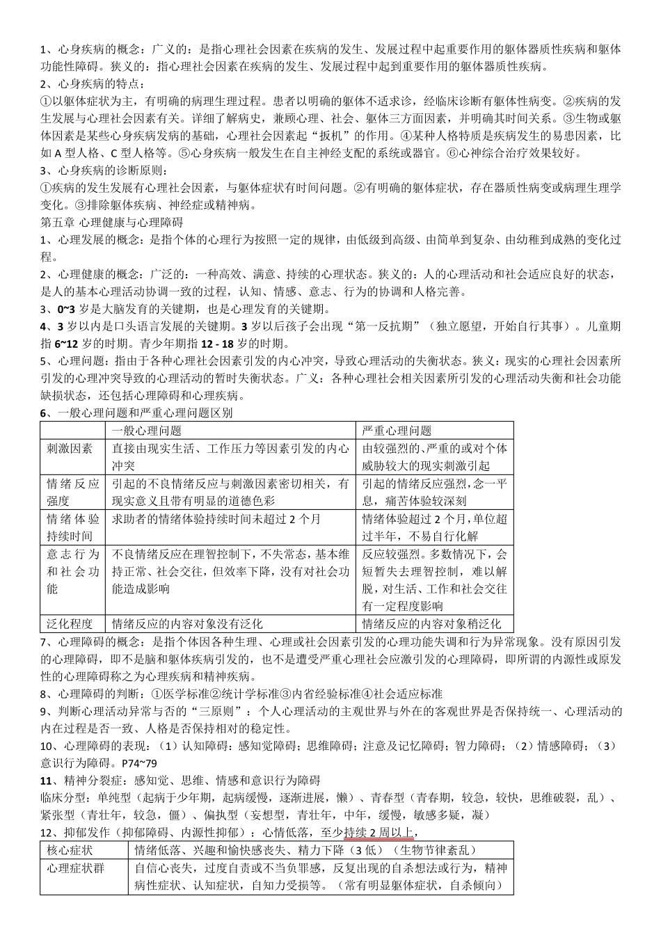 医学心理学知识点总结整理_第3页