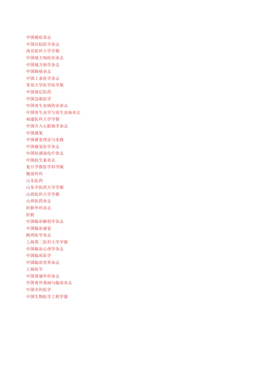 医学统计源期刊_第2页