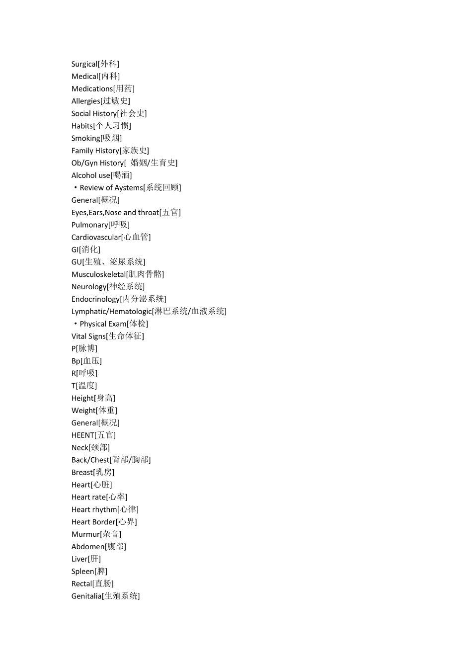 医学英语大全_第2页