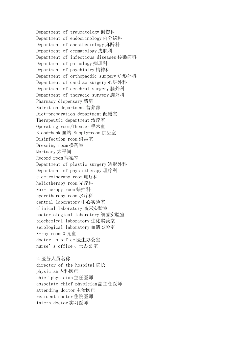 医学英语词汇_第2页