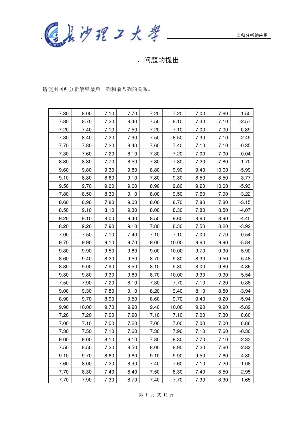 回归分析的应用_第1页