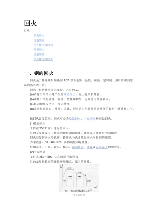 回火工艺介绍