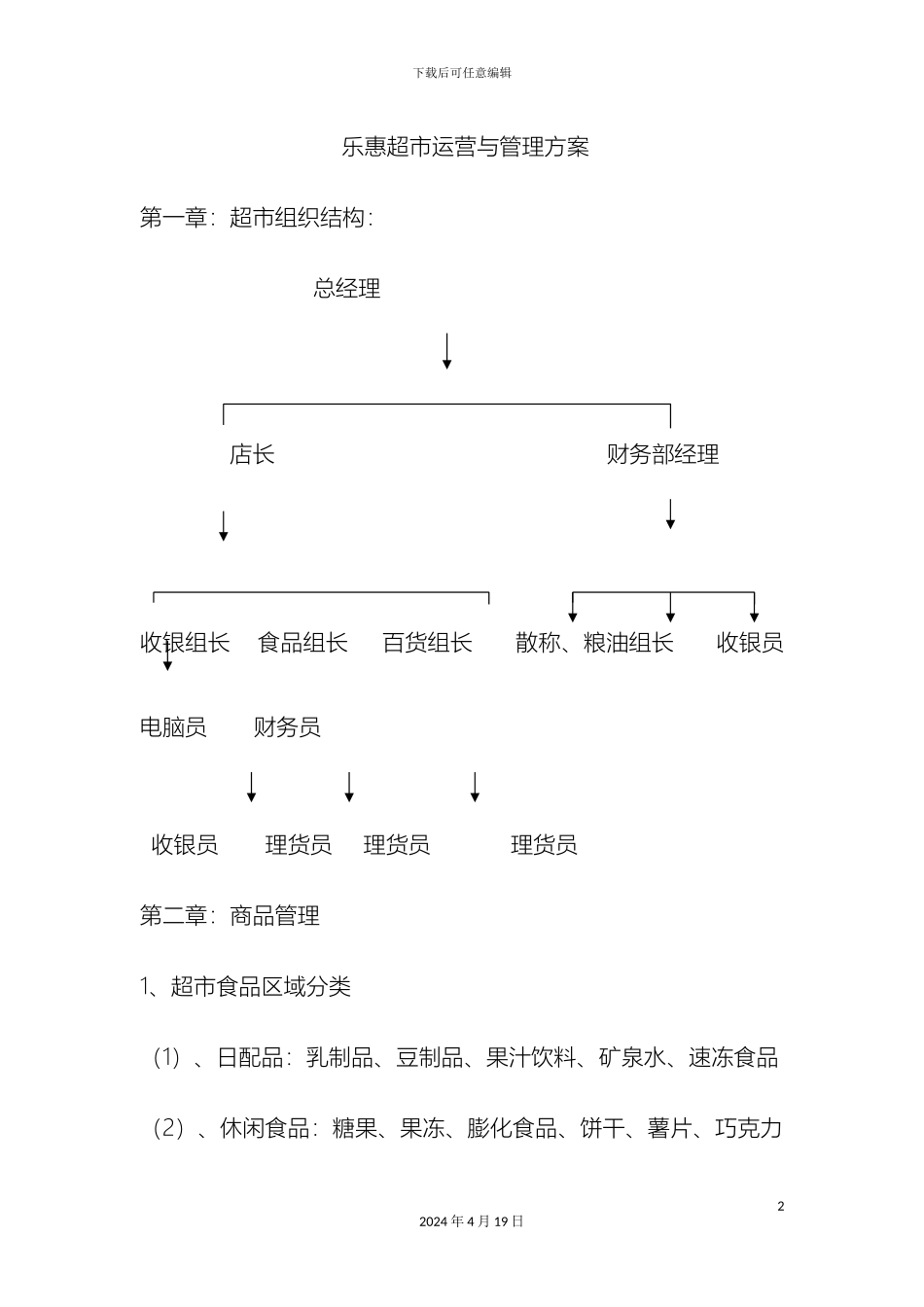 超市运营与管理方案_第2页