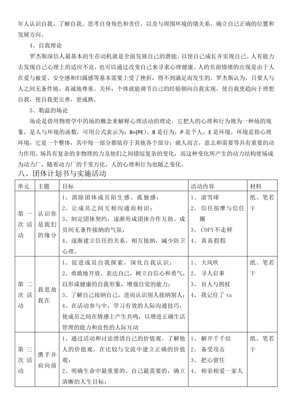 团辅方案设计(人际交往)_第3页