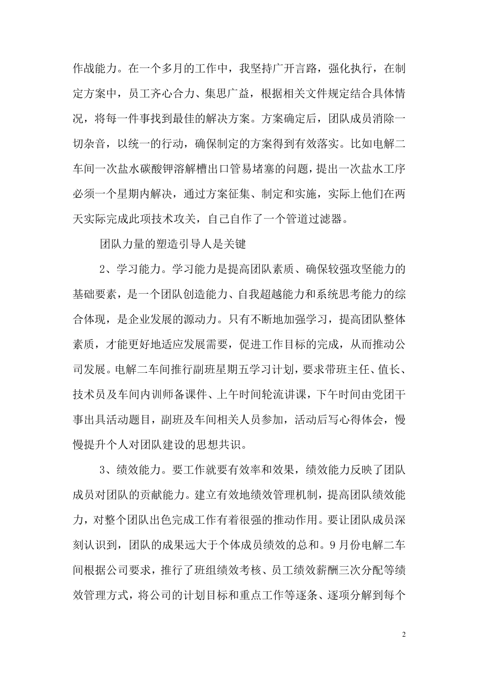 团队建设总结_第2页