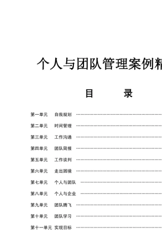 团队管理真实案例分析