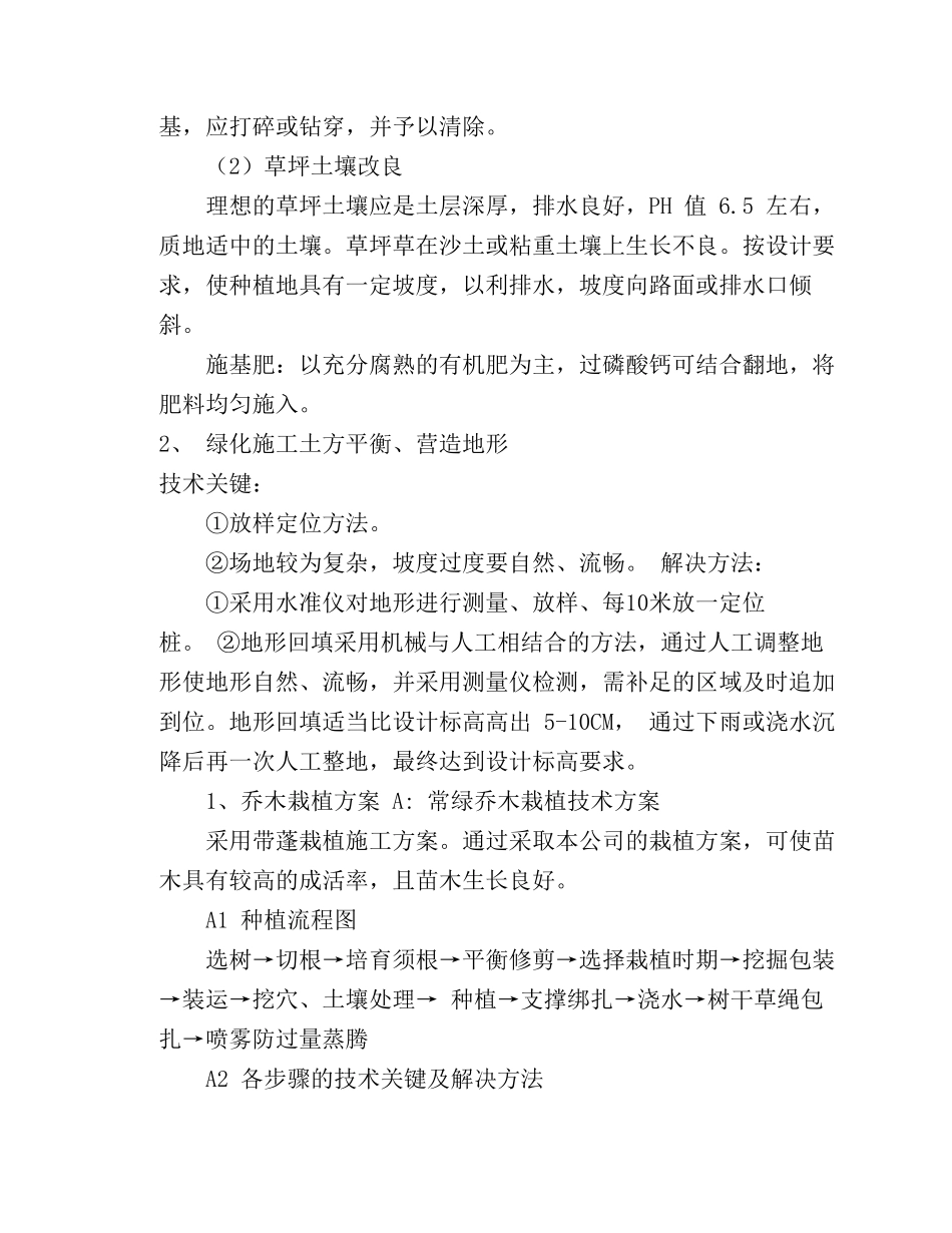 园林工程绿化种植工程施工工法_第2页
