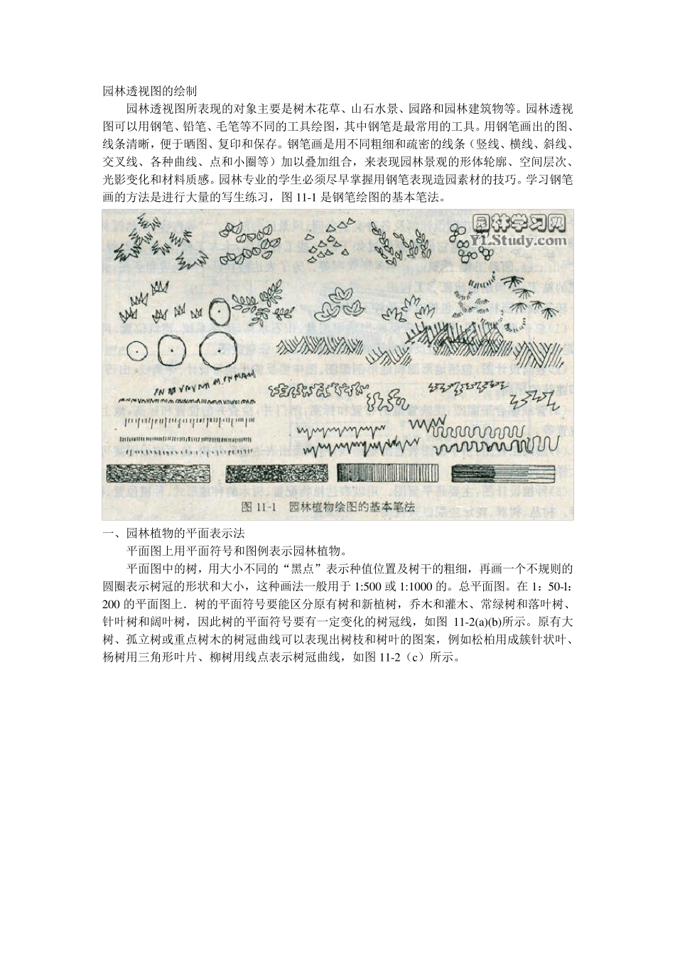 园林手绘技巧教程_第1页