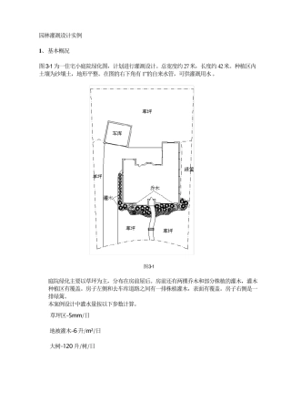 园林灌溉设计实例