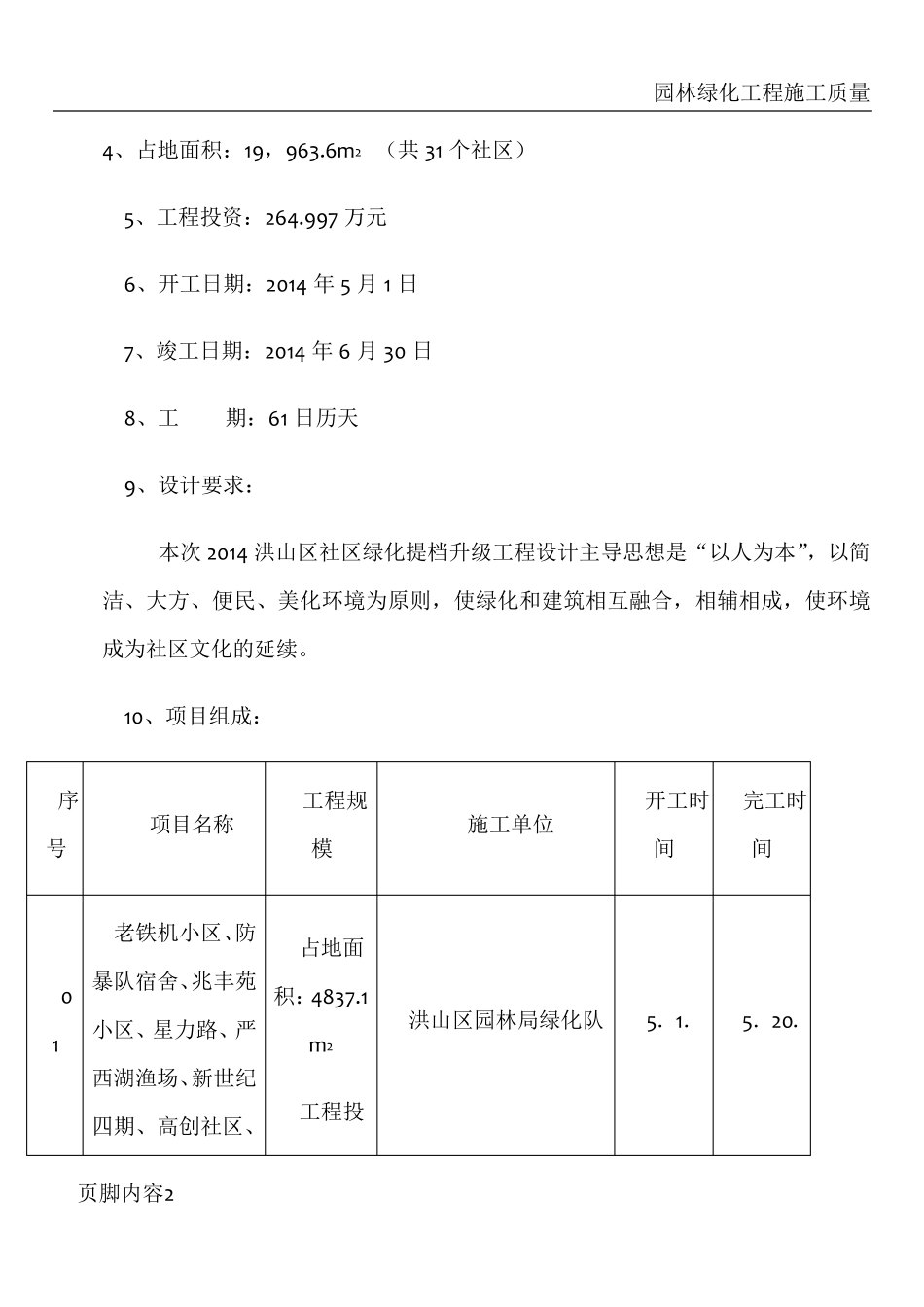园林绿化工程施工质量监理评估报告_第2页