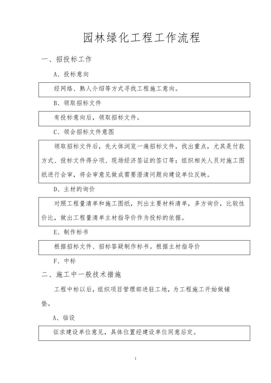 园林绿化施工工艺流程_第1页