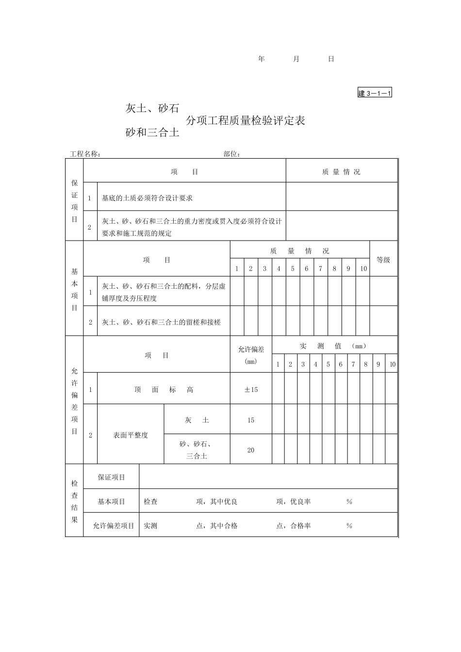 园林绿化景观工程资料表格汇总_第2页