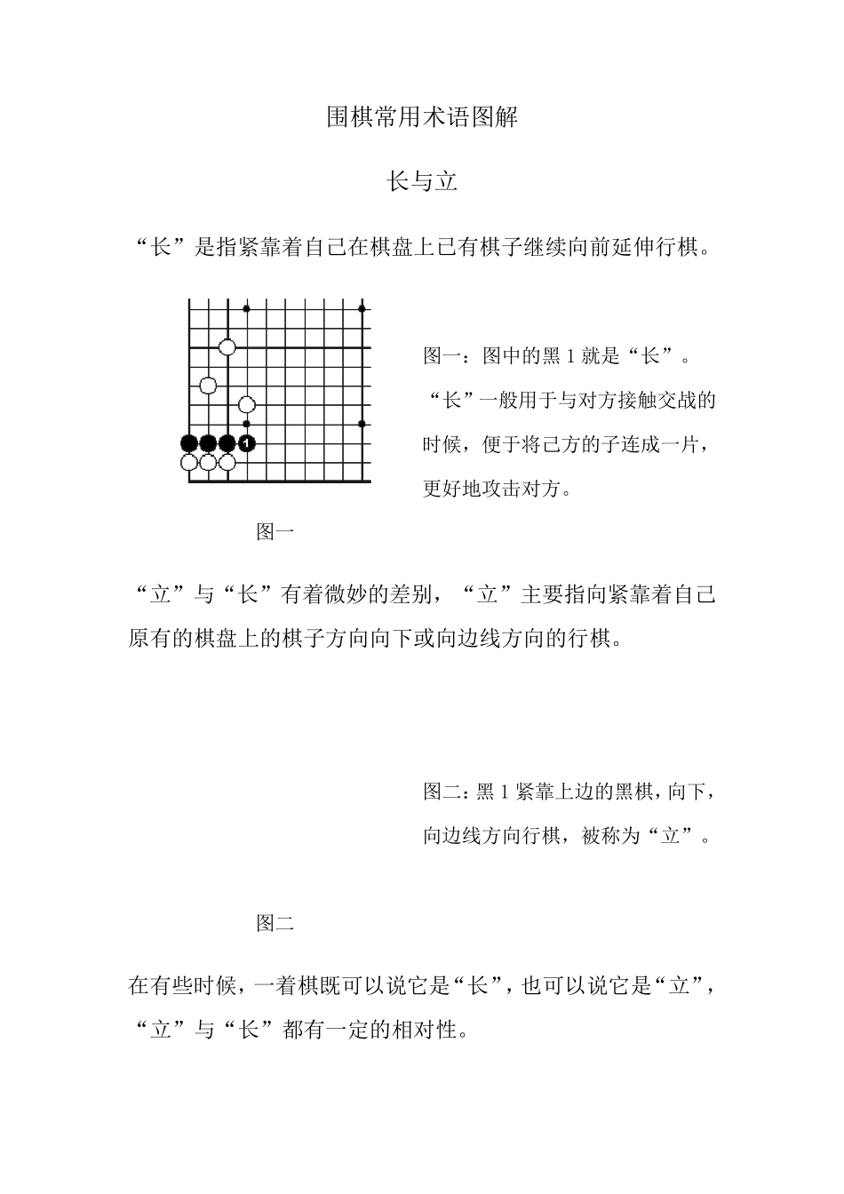 围棋基础——常用术语介绍与图解_第1页