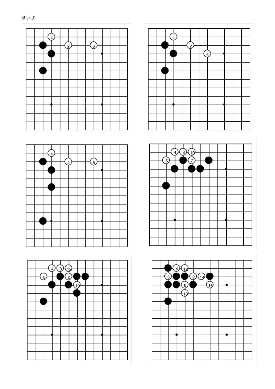 围棋常用定式图例_第1页