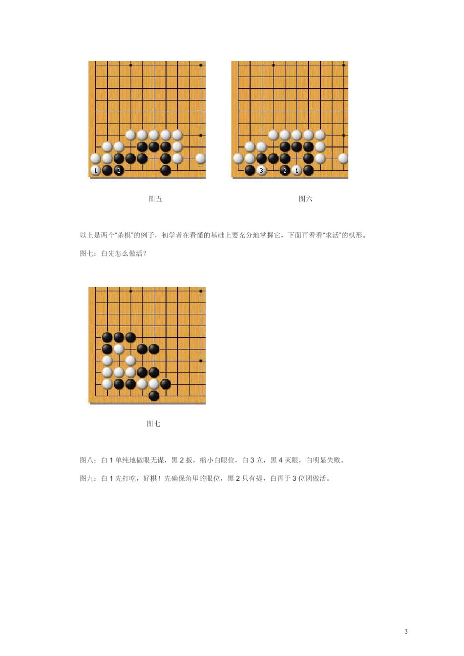 围棋的死活常型_第3页