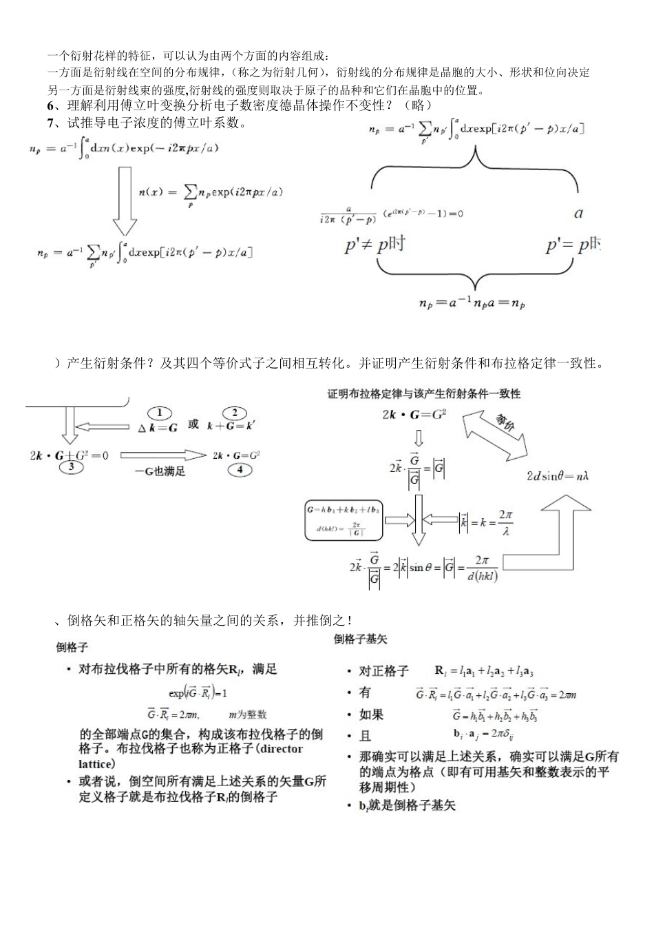 固体物理期末考试复习资料——简答题部分_第3页